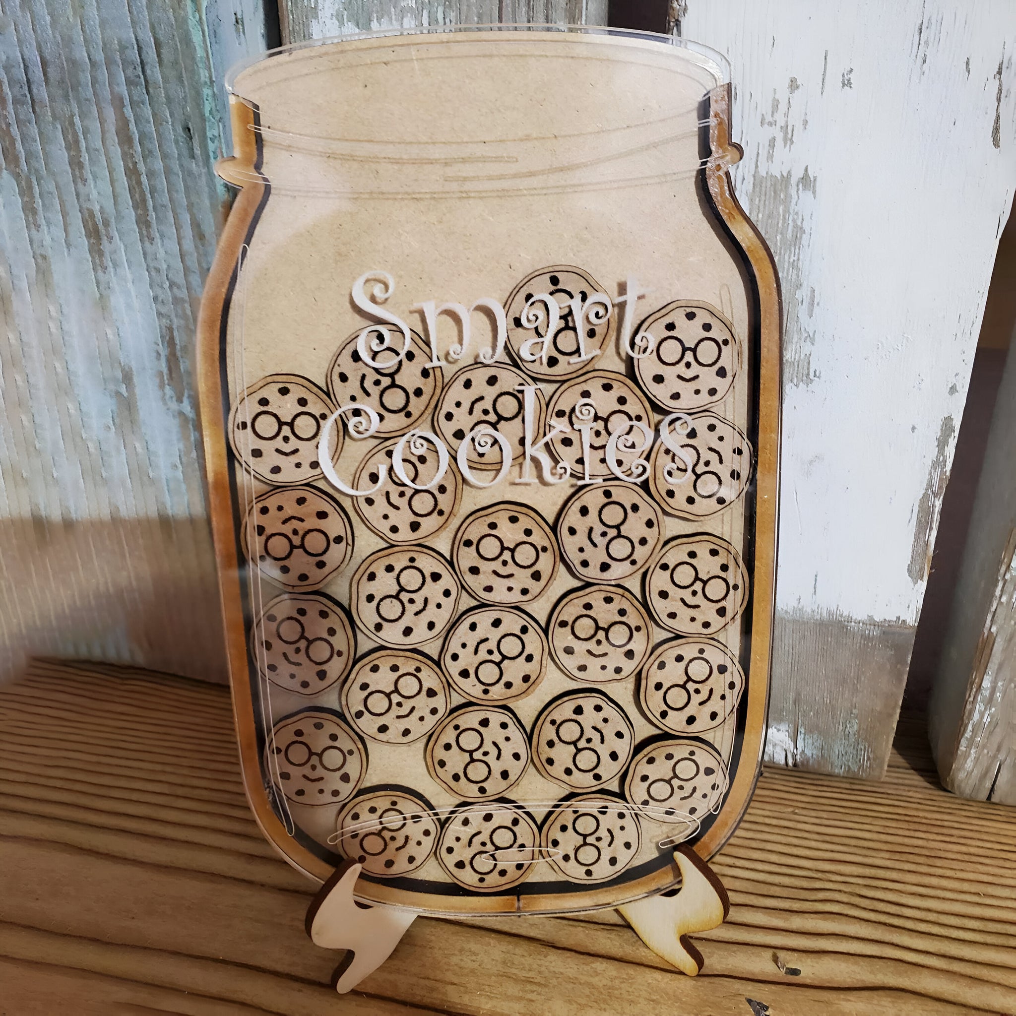 Personalizable Smart Cookie Reward Jar - Clever Cookie Motivation Jar for Kids REJAR