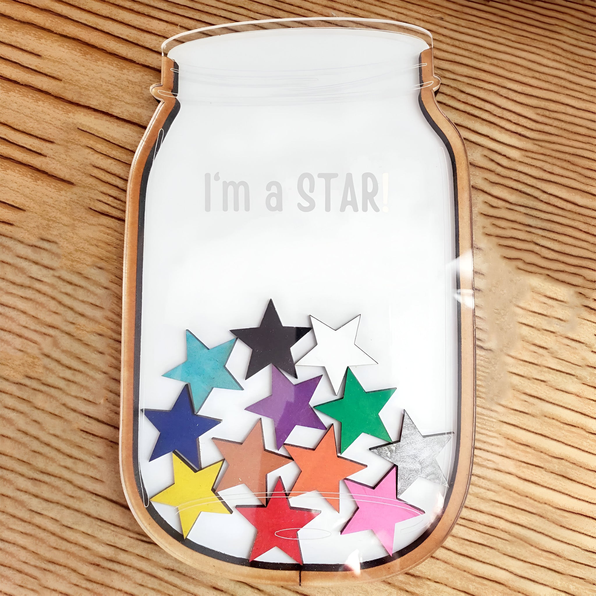 Personalizable Super Star Reward Jar for Kids REJAR