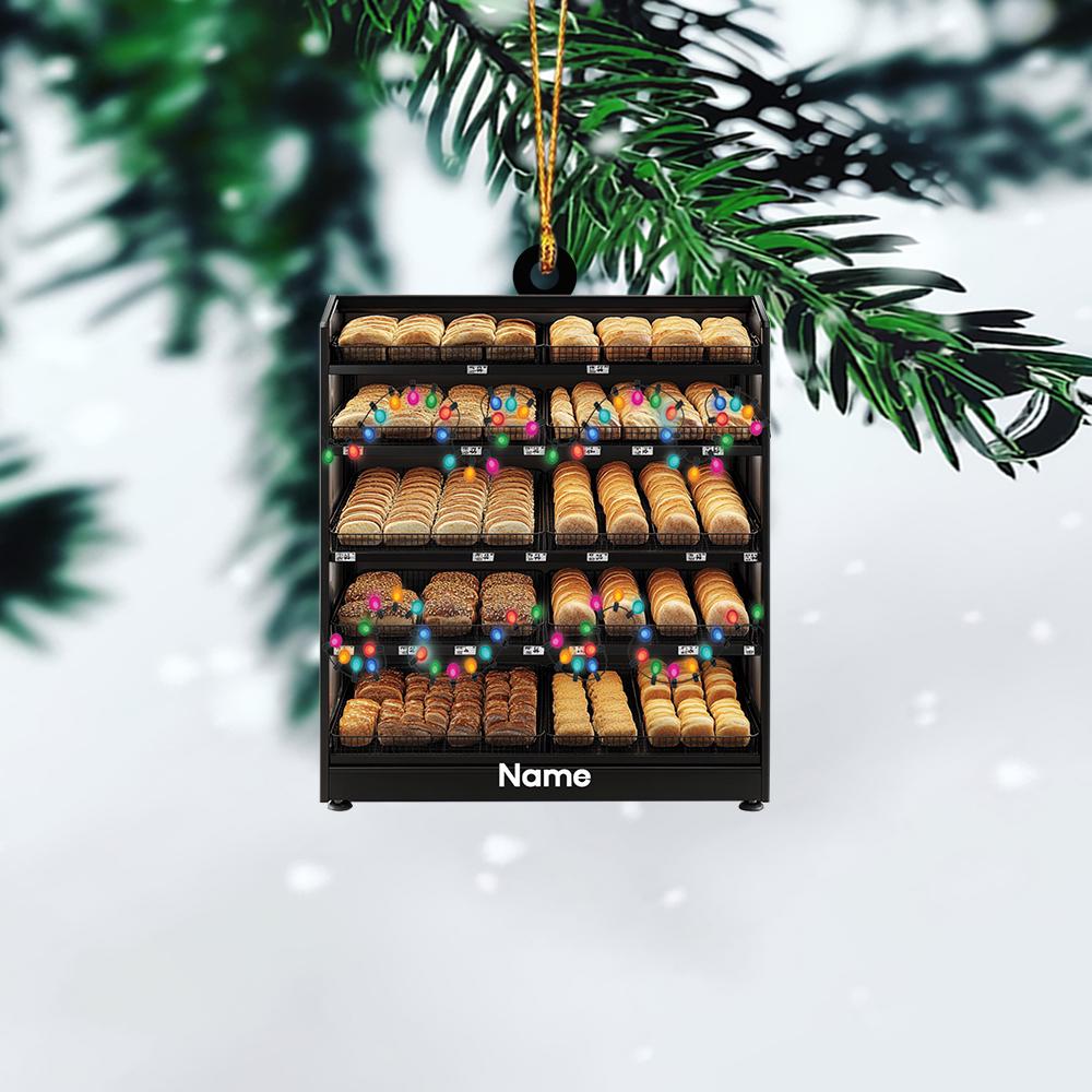 Personalized Baking Display Stand Ornament, Baking Christmas Ornament, Baker Ornament Gift, Bakery Ornament, Kitchen Ornament HAOR0611