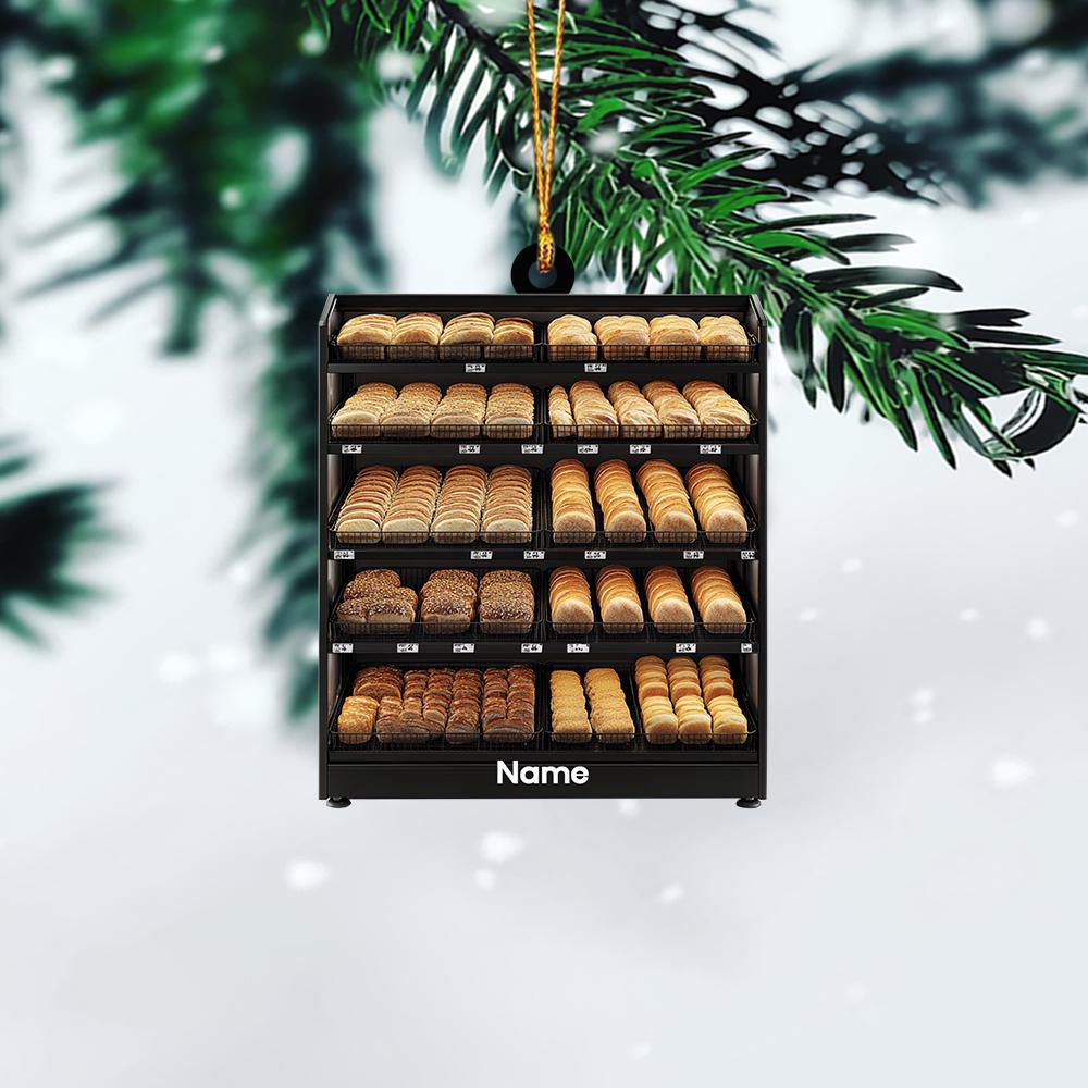 Personalized Baking Display Stand Ornament, Baking Christmas Ornament, Baker Ornament Gift, Bakery Ornament, Kitchen Ornament HAOR0611