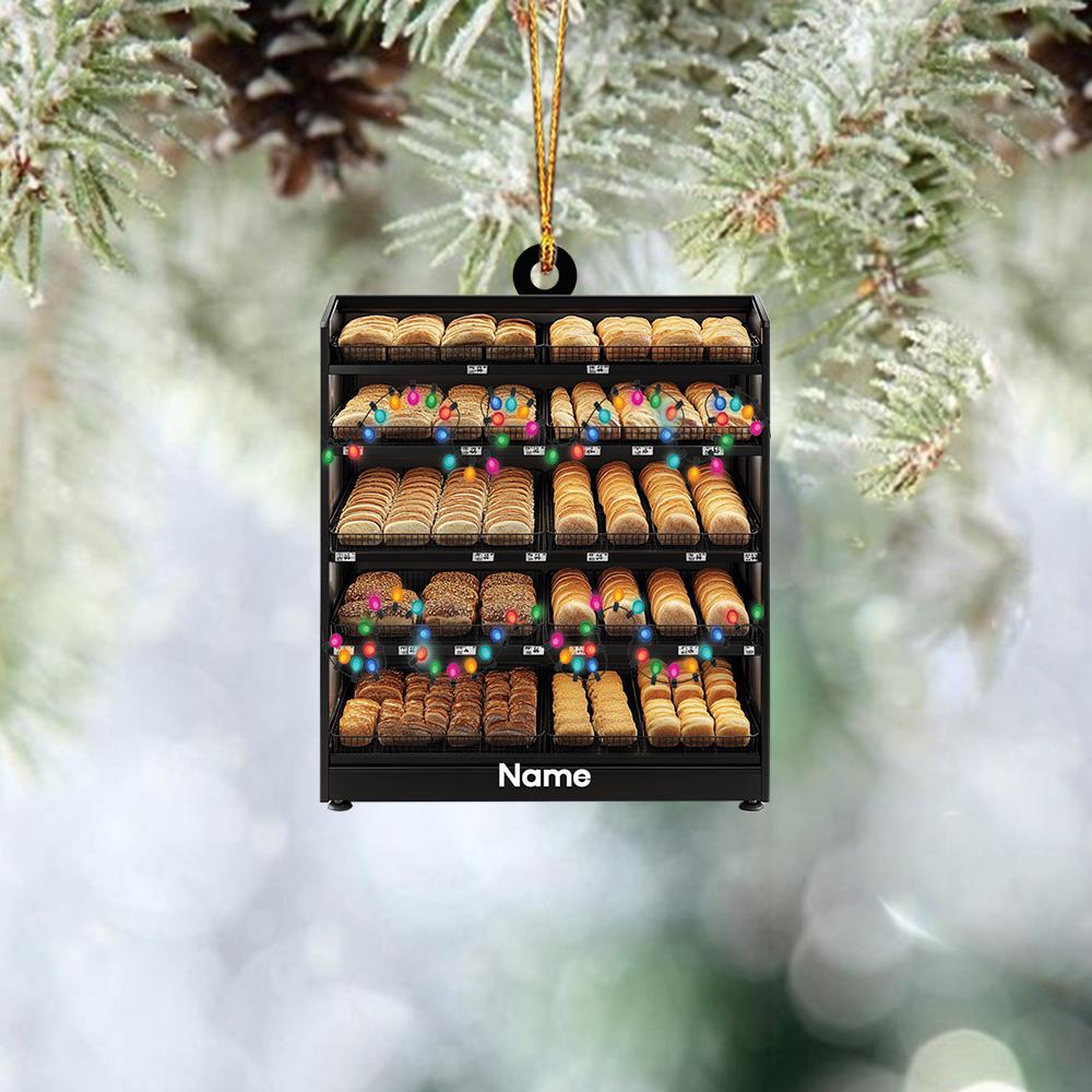 Personalized Baking Display Stand Ornament, Baking Christmas Ornament, Baker Ornament Gift, Bakery Ornament, Kitchen Ornament HAOR0611