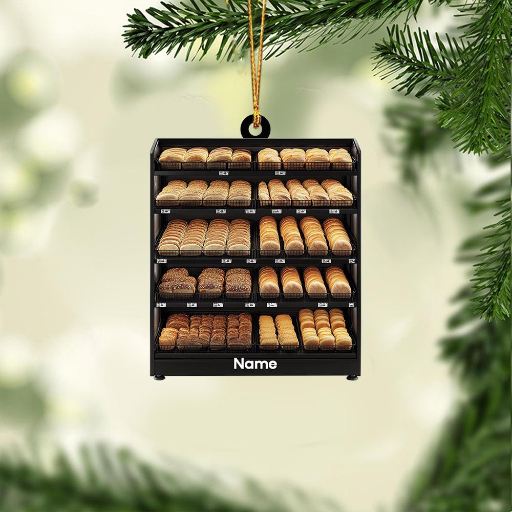 Personalized Baking Display Stand Ornament, Baking Christmas Ornament, Baker Ornament Gift, Bakery Ornament, Kitchen Ornament HAOR0611