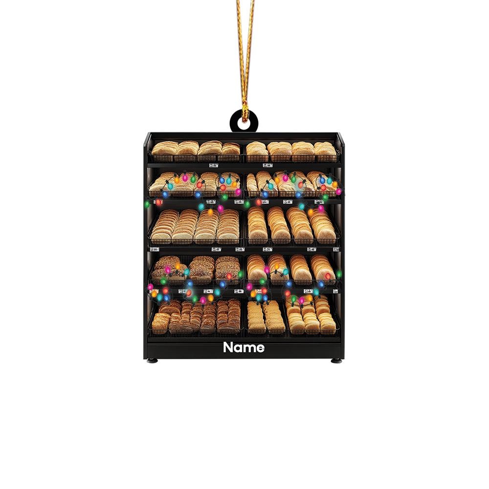 Personalized Baking Display Stand Ornament, Baking Christmas Ornament, Baker Ornament Gift, Bakery Ornament, Kitchen Ornament HAOR0611