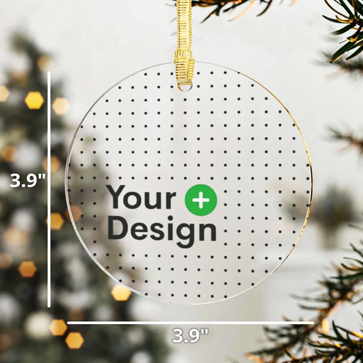 Personalized Bluey Acrylic Ornament, Custom Christmas Ornaments, Christmas Ornament, Custom Bluey Ornament, Custom Name, Christmas 2024 ORH2510