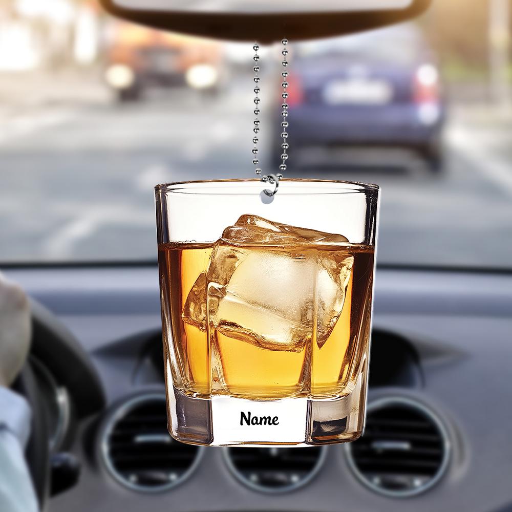 Personalized Bourbon Ornament, Bourbon Christmas Ornament, Drink Lovers Ornament, Whisky Ornament, Bar Pub Whiskey Ornament HAOR0611
