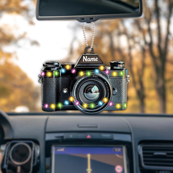Personalized Camera Ornament, Camera Christmas Ornament, Photographer Ornament Gift, Cameraman Ornament, Photograph Ornament HAOR0611