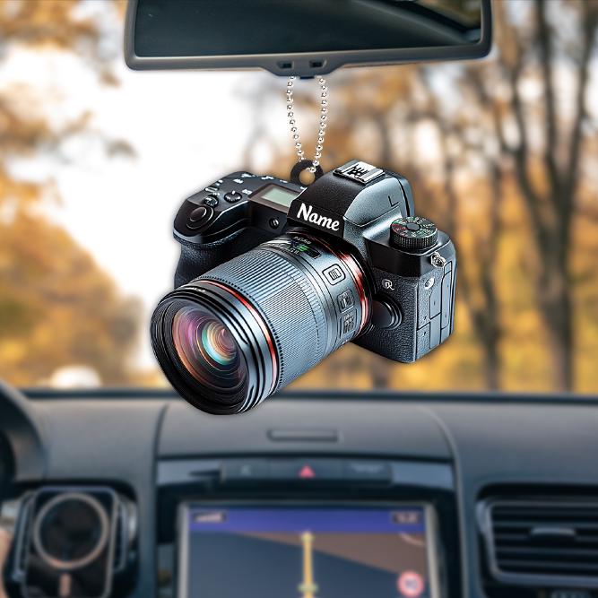 Personalized Camera Ornament, Camera Christmas Ornament, Photographer Ornament Gift, Cameraman Ornament, Photograph Ornament 1 HAOR0611