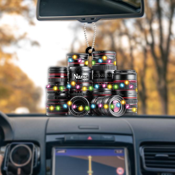 Personalized Camera Ornament, Camera Christmas Ornament, Photographer Ornament Gift, Cameraman Ornament, Photograph Ornament 2 HAOR0611