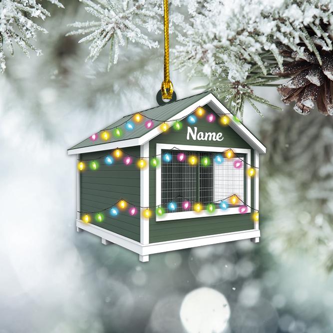 Personalized Chicken Coop Christmas Ornament, Chicken Farm Christmas Ornament, Farming Ornament, Farmer Gift, Farmhouse Decor HAOR0611