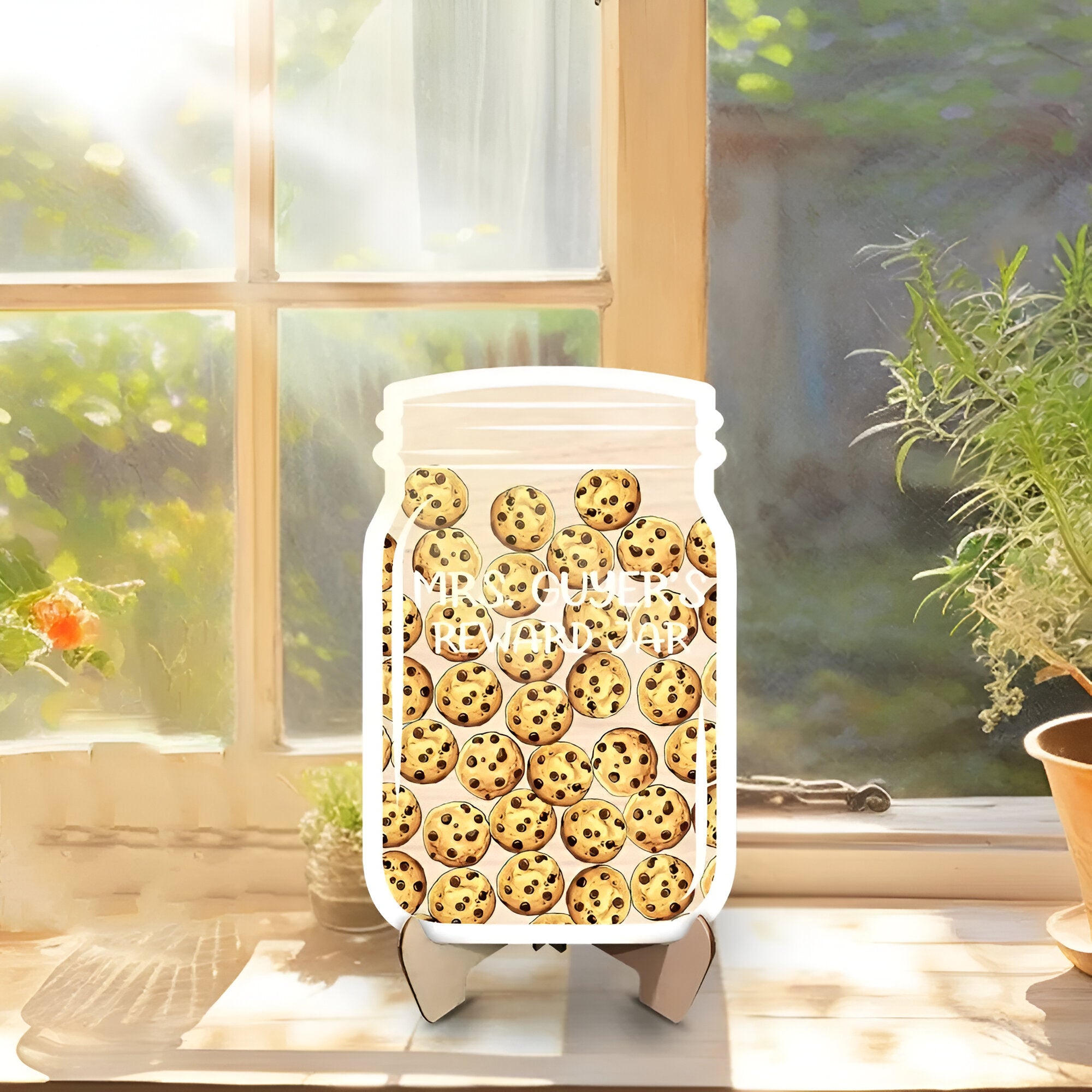 Personalized Cookies Magnetic Reward Jar, Bulletin Board Chart Baked Potty Training Classroom rejar rejar1