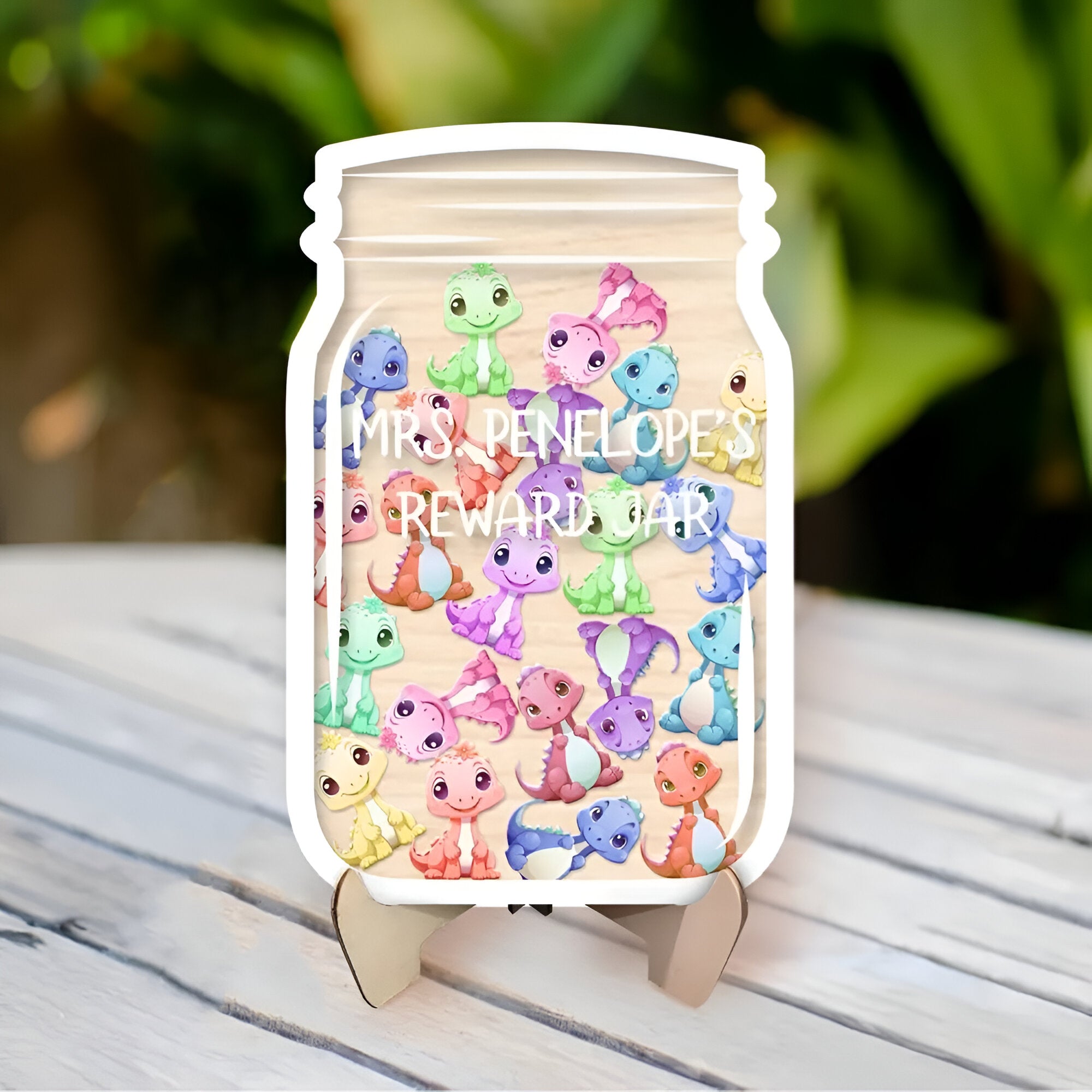 Personalized Dinosaur Reward Jar Bulletin Board Reward Chart Cute Potty Training Reward Jar Classroom rejar rejar1