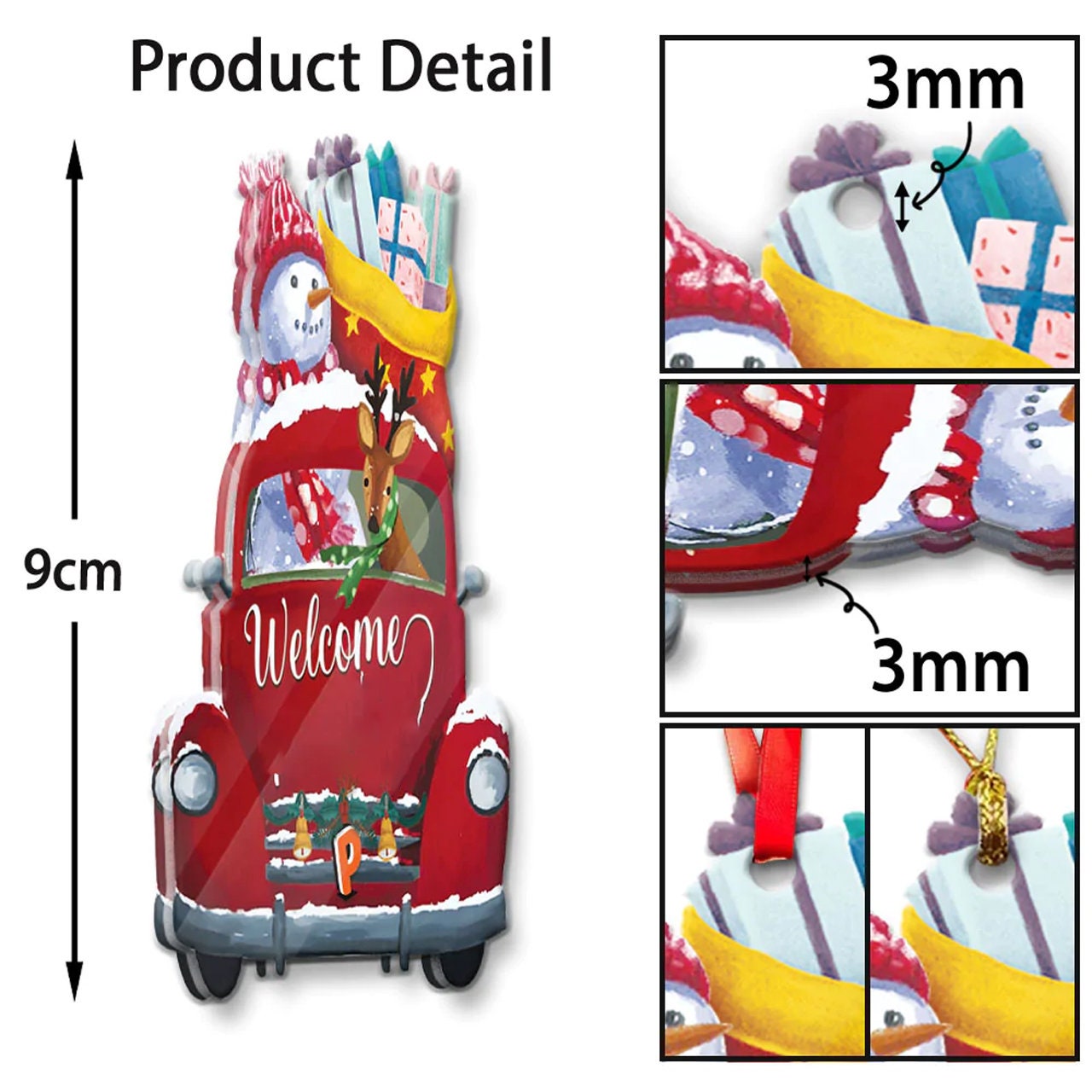 Personalized Fishing Flat Christmas Ornament, Fisher Acrylic Orrnament, Fishing Christmas Tackle Box Christmas, Gift For Fishing Lover ORH1710N