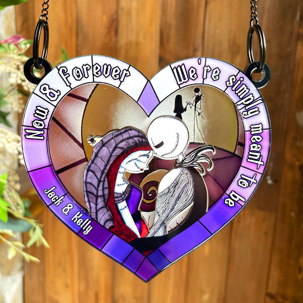 Personalized Gifts For Couple Suncatcher Ornament 4  ORHA2208