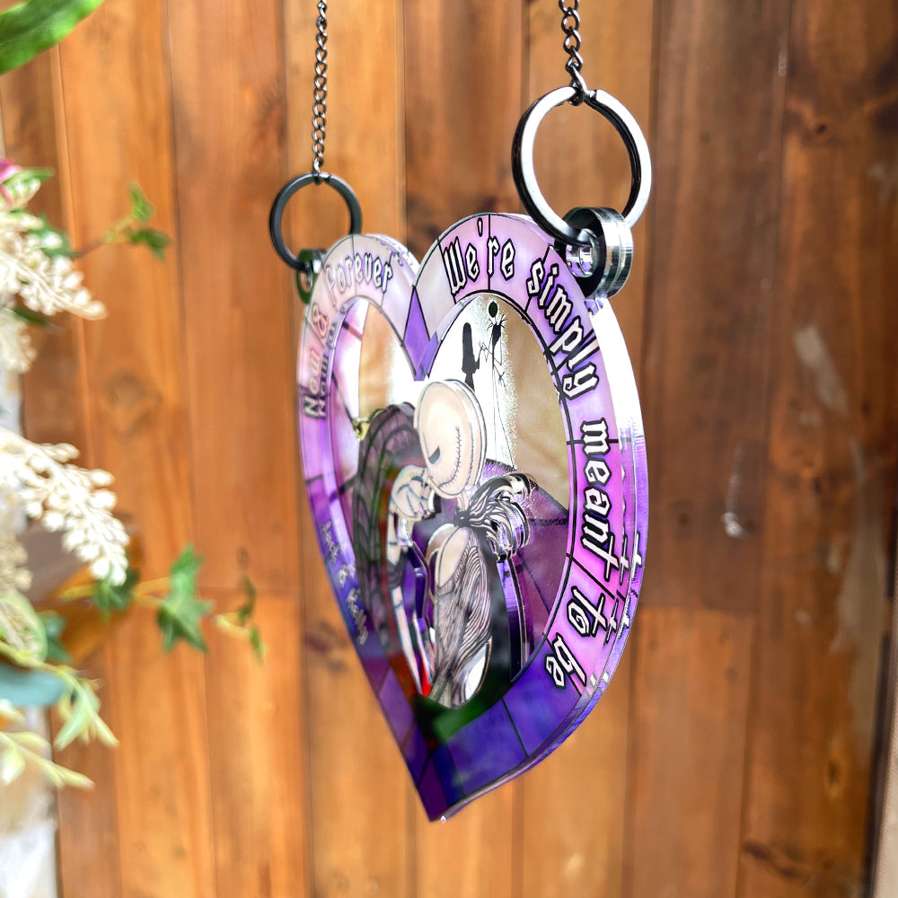 Personalized Gifts For Couple Suncatcher Ornament 4  ORHA2208