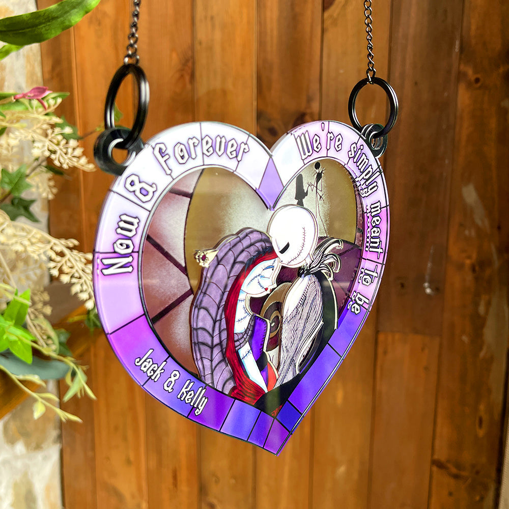 Personalized Gifts For Couple Suncatcher Ornament 4  ORHA2208