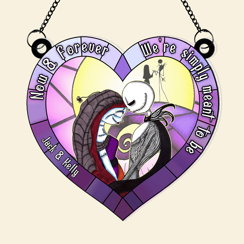 Personalized Gifts For Couple Suncatcher Ornament 4  ORHA2208