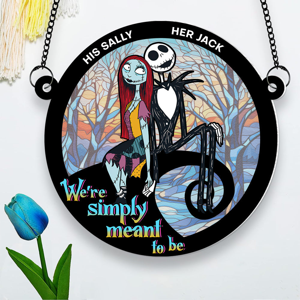 Personalized Gifts For Couple Suncatcher Ornament 5  ORHA2208