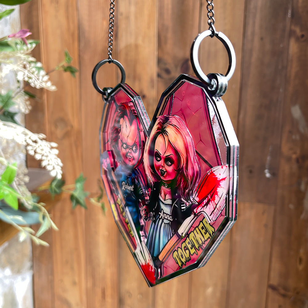Personalized Gifts For Couple Suncatcher Ornament 6  ORHA2208