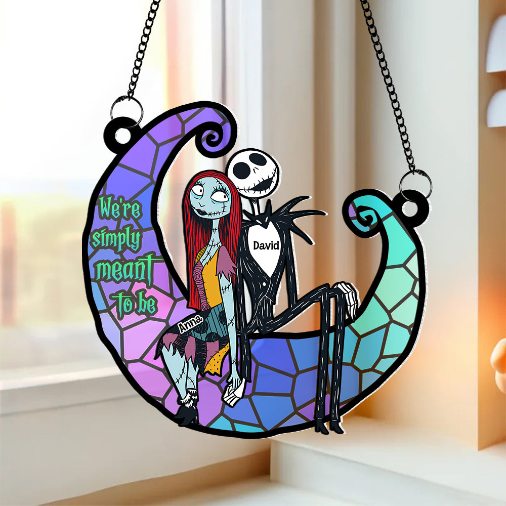 Personalized Gifts For Couple Suncatcher Ornament 7  ORHA2208