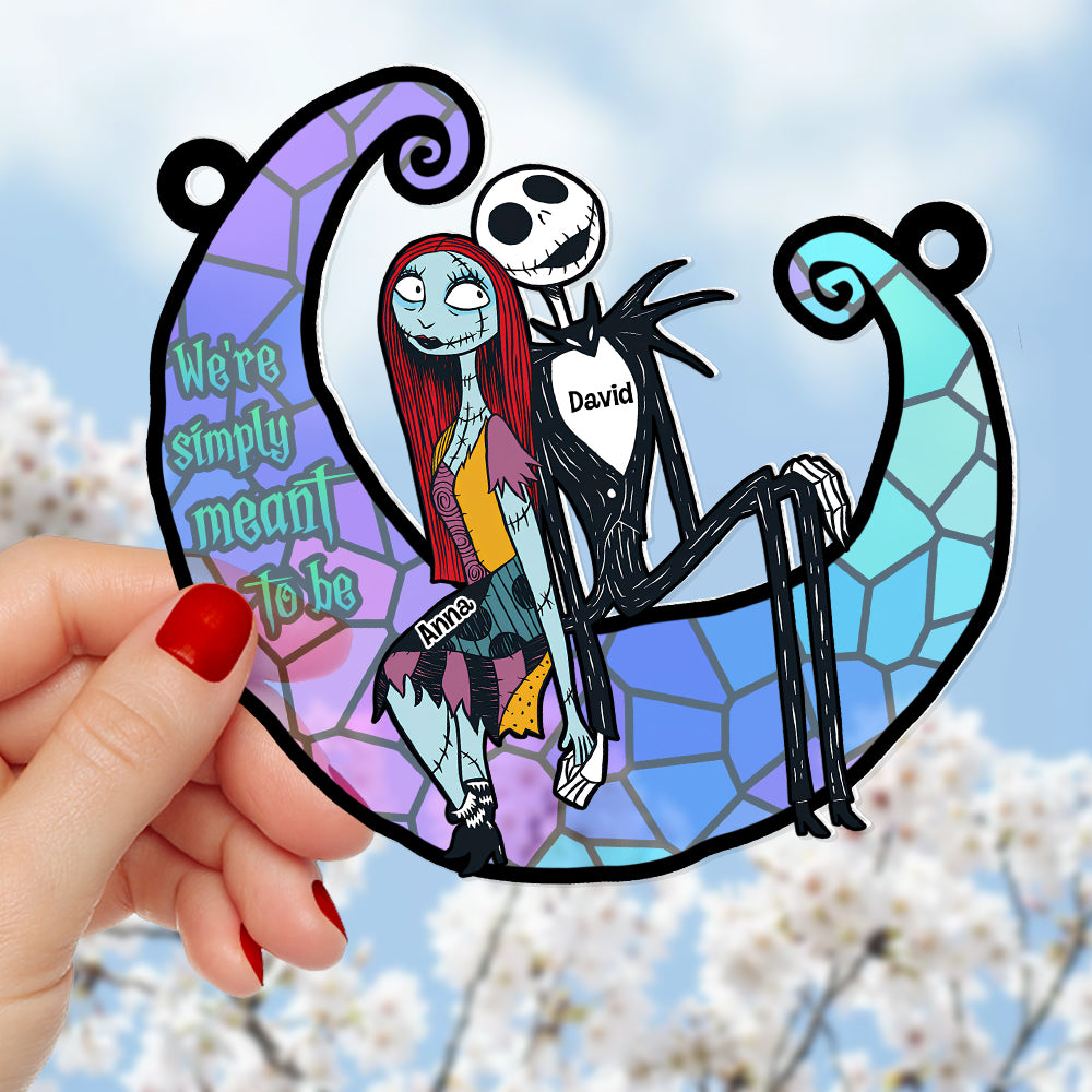 Personalized Gifts For Couple Suncatcher Ornament 7  ORHA2208