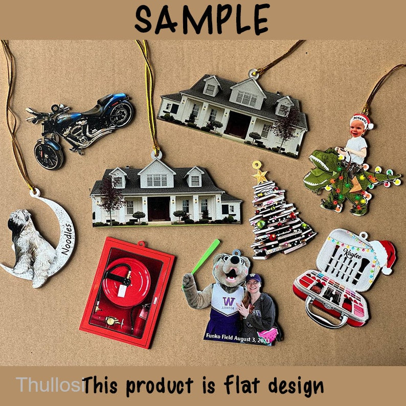 Personalized Grandkids Christmas 2 layers Ornament, Crossword Christmas Ornament, Grandkids Crossword Puzzle Ornament, Grandparent Gift OROC24