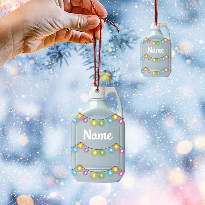 Personalized Laundry Detergent Ornament, Laundry Clothes Christmas Ornament, Laundry Room Hanging Ornament, Laundry Room Decor HAOR0611