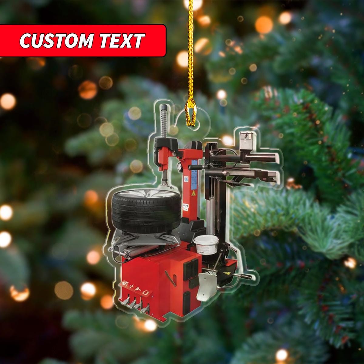 Personalized Mechanic Tools Garage Ornament, Custom Tools Garage Ornament, Auto Mechanic Christmas Flat Ornament Repair Shop-Garage Ornament ORNO5