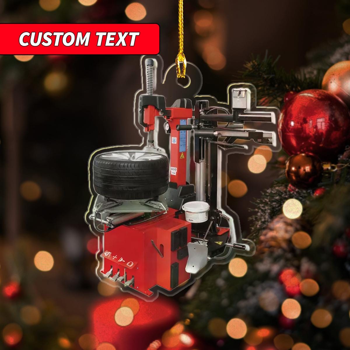 Personalized Mechanic Tools Garage Ornament, Custom Tools Garage Ornament, Auto Mechanic Christmas Flat Ornament Repair Shop-Garage Ornament ORNO5