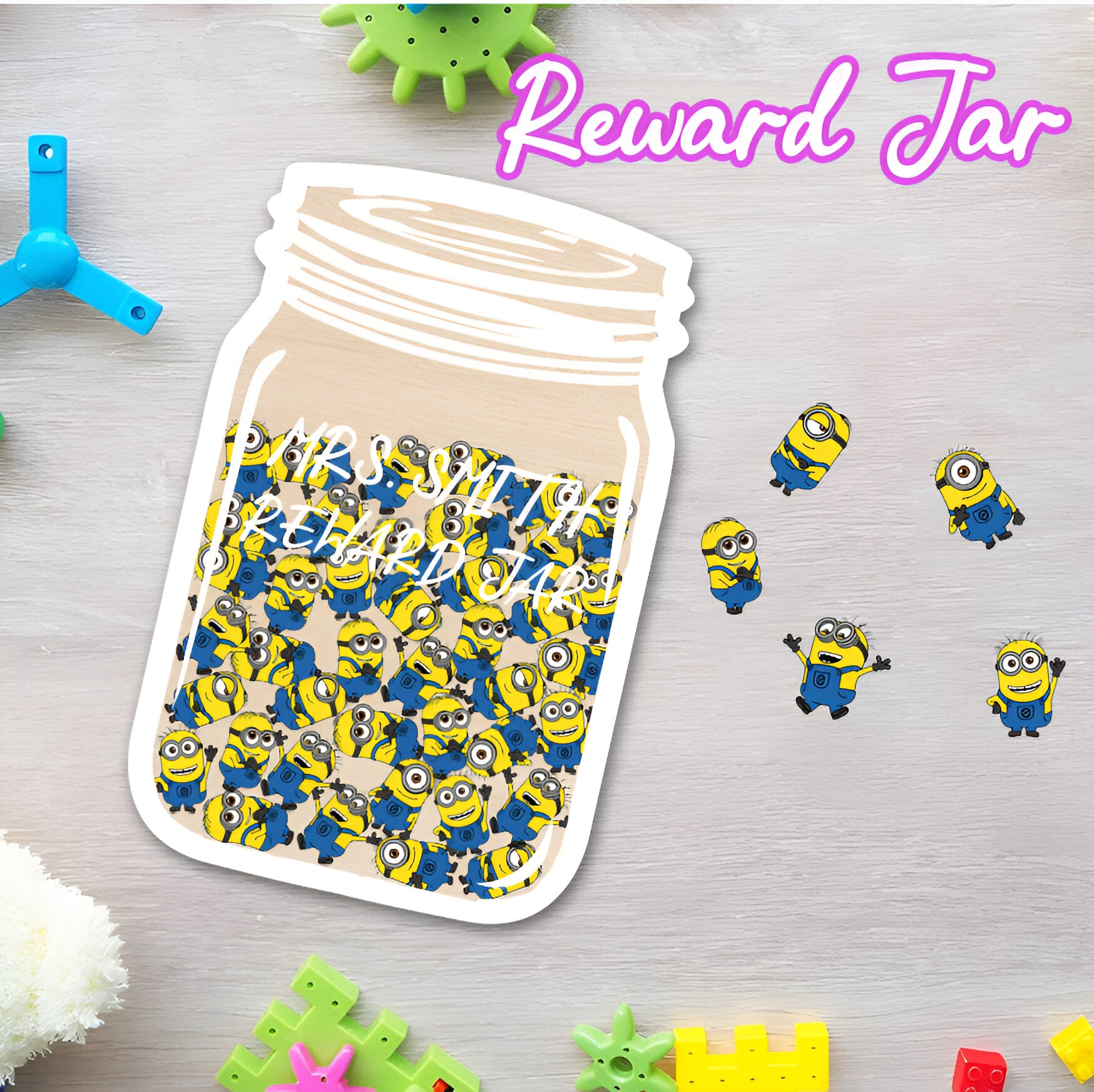 Personalized Minion Reward Jar REJAR