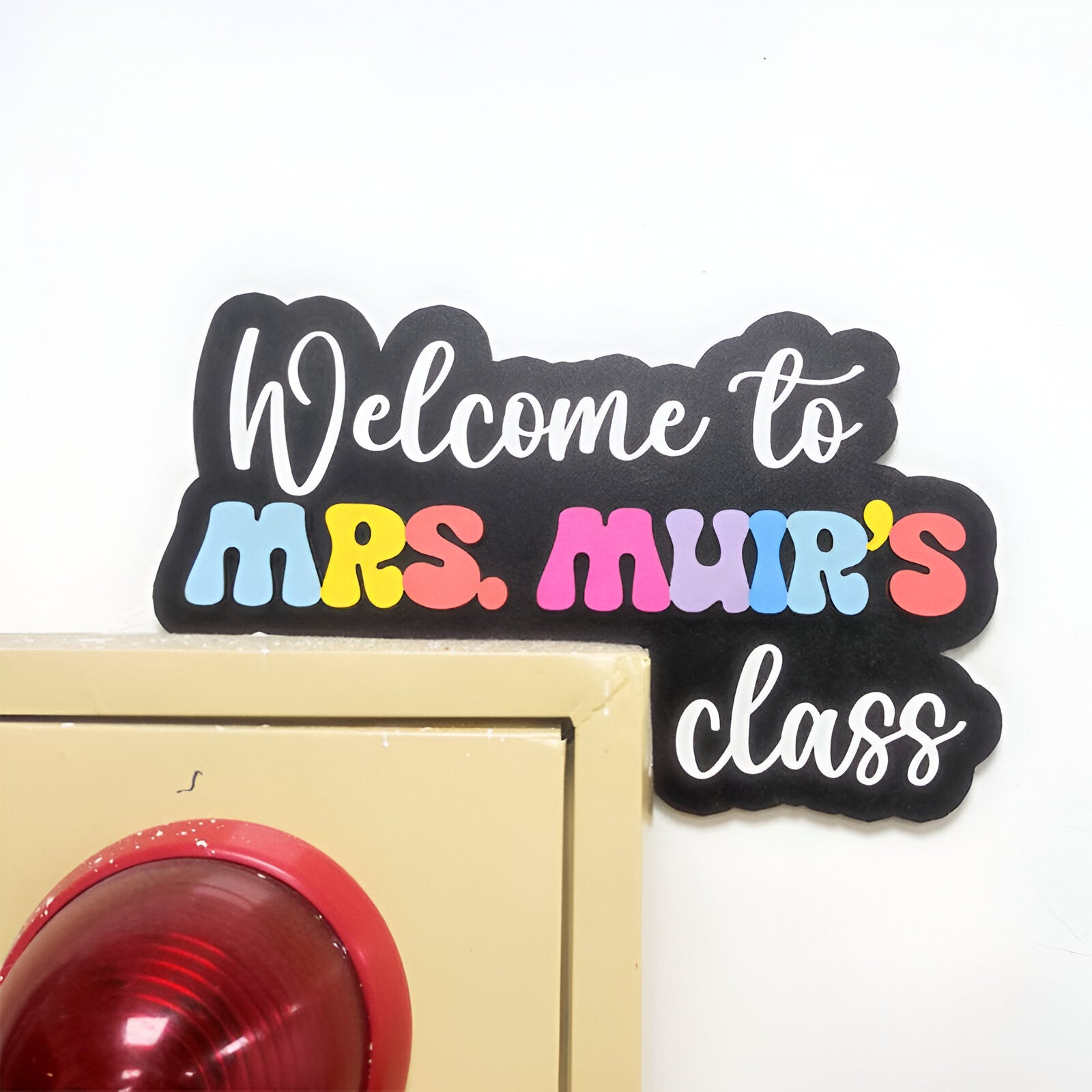 Personalized Name Doorframe Corner Sign Dofra