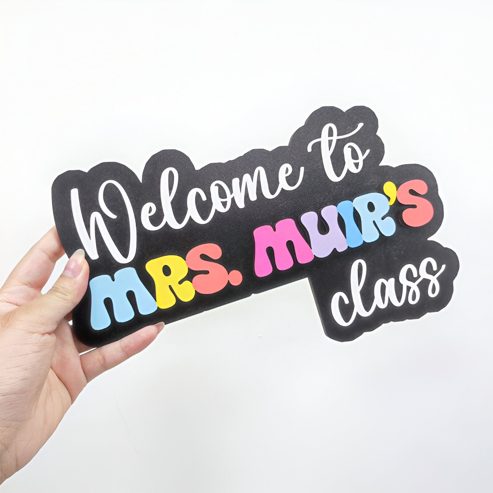 Personalized Name Doorframe Corner Sign Dofra