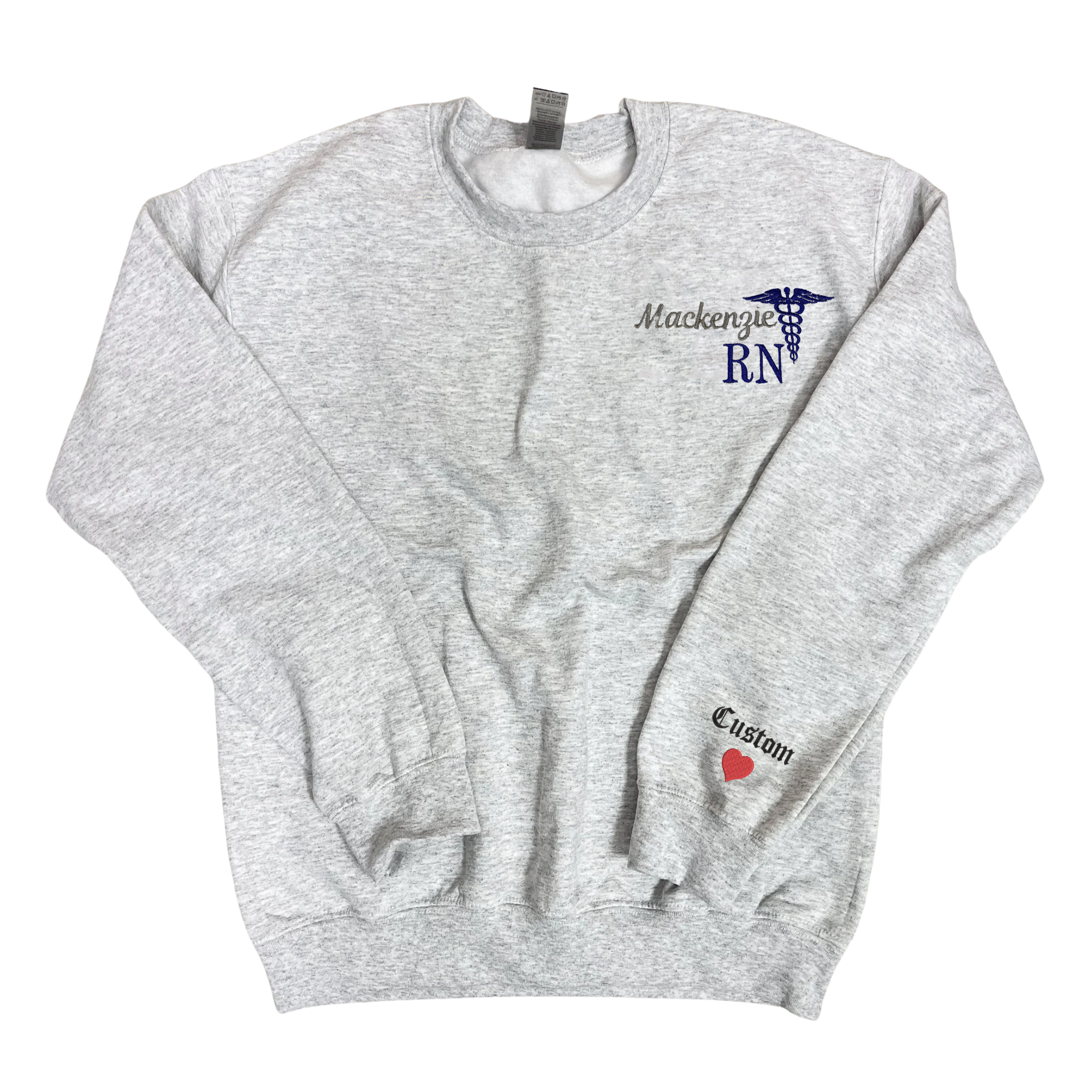 Personalized Nurse Sweatshirt, Hoodies - Best Nurse Gifts Ideas with Quarter Zip em2