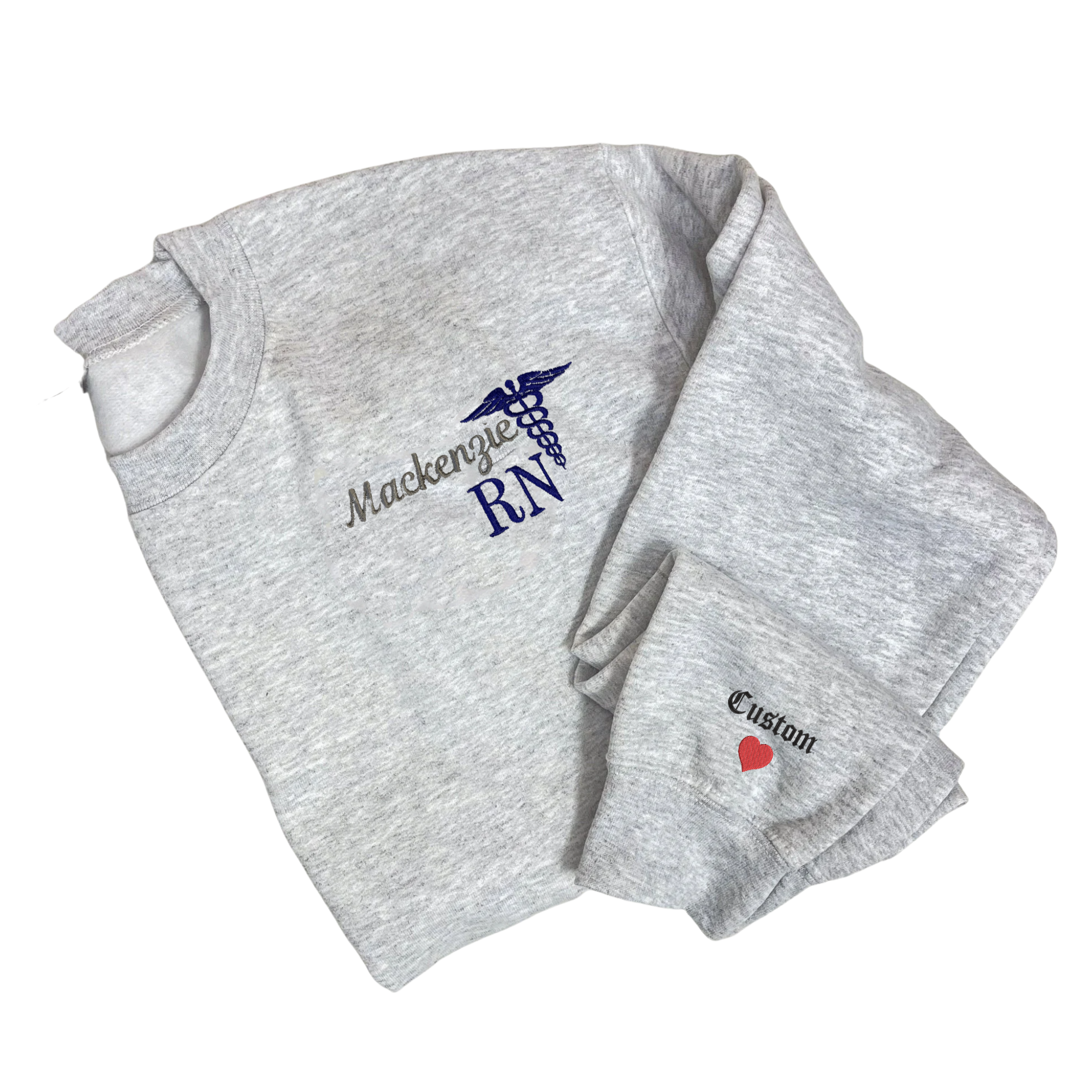 Personalized Nurse Sweatshirt, Hoodies - Best Nurse Gifts Ideas with Quarter Zip em2