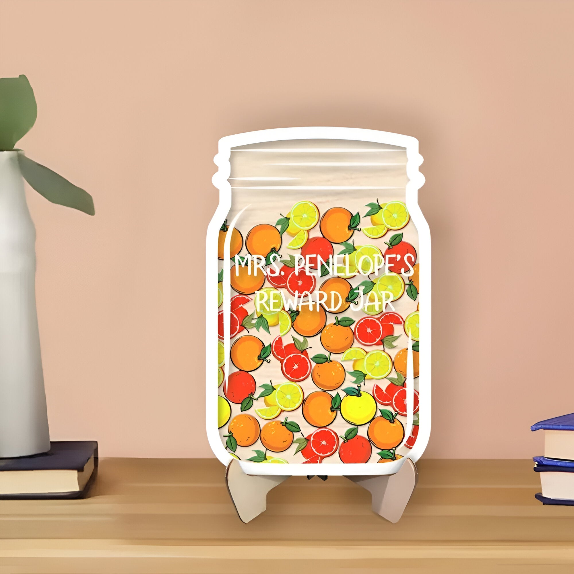 Personalized Orange Reward Jar For Boys Girls, Bulletin Board Chart Citrus Potty Training Classroom rejar rejar1