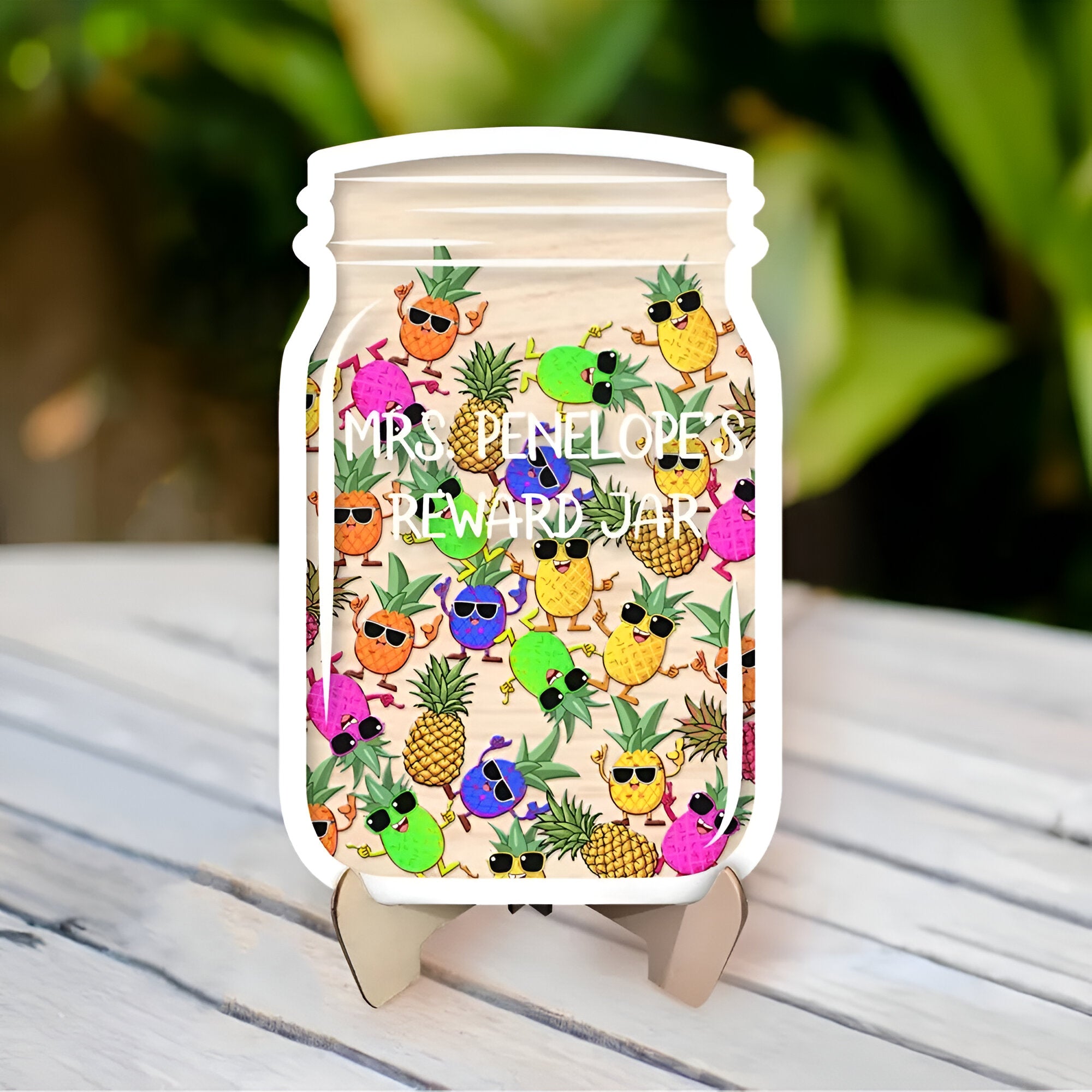 Personalized Pineapple Reward Jar For Boys Girls, Bulletin Board Chart Cute Potty Training Classroom rejar rejar1