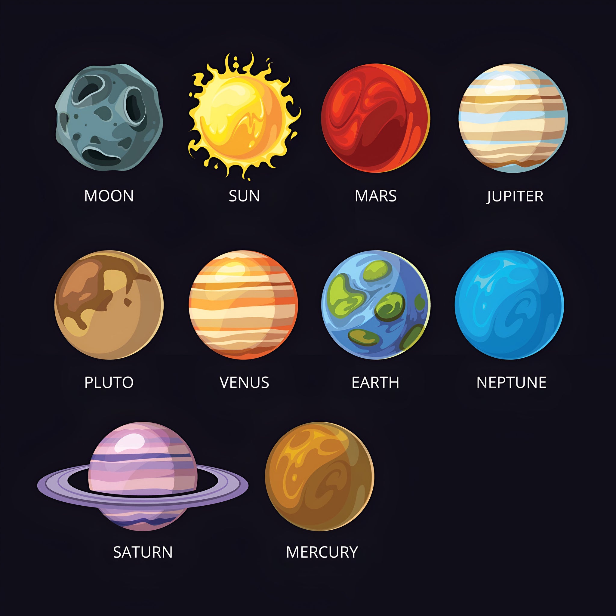 Personalized Planets In The Solar System Reward Jar REJAR