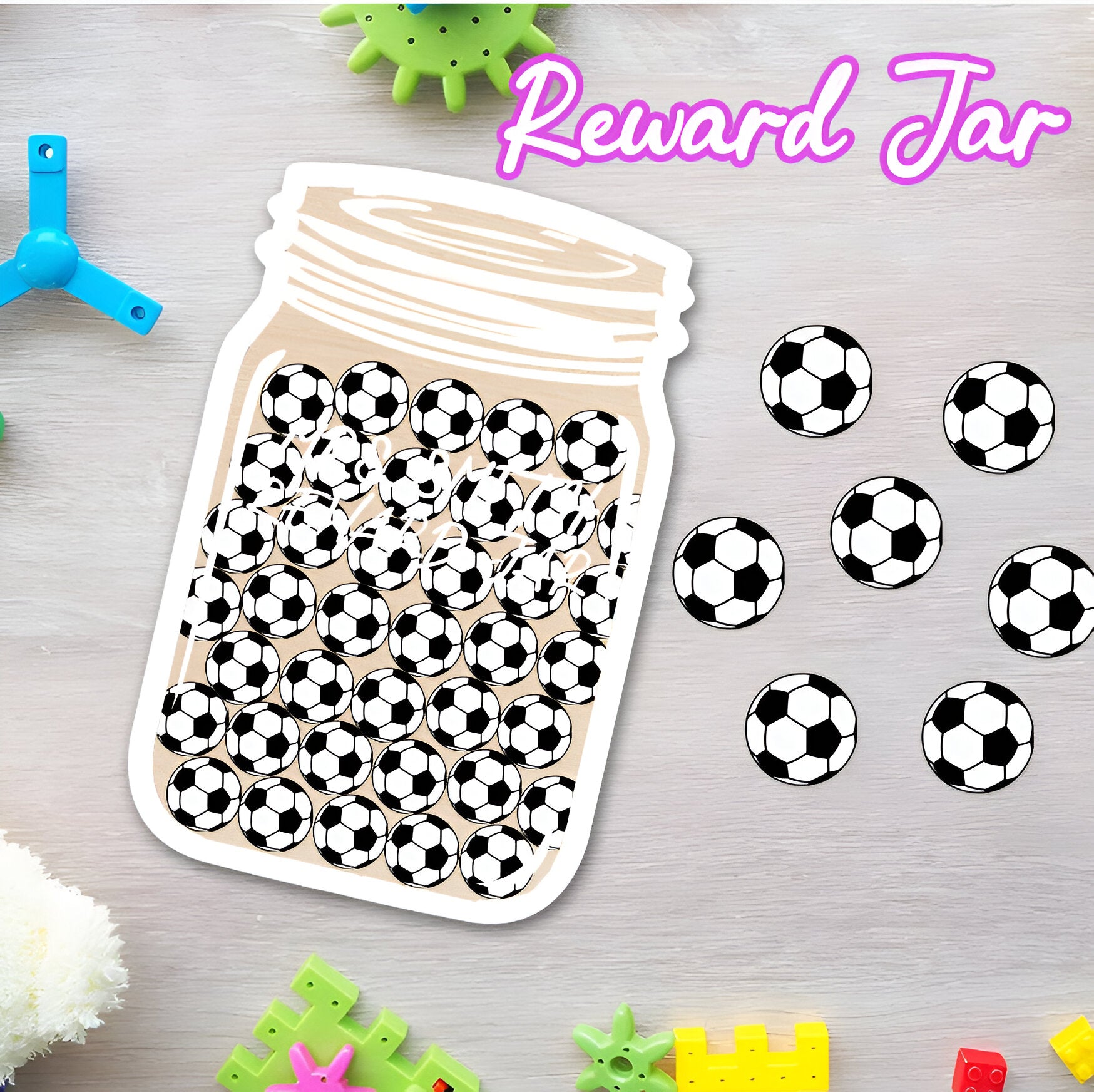 Personalized Sport Baseball Basketball Football Soccer Reward Jar REJAR