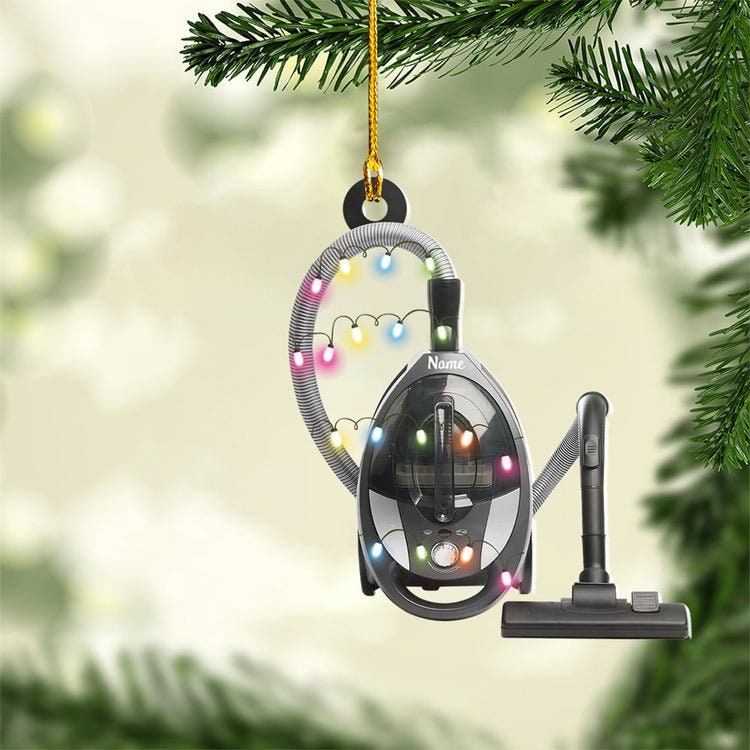 Personalized Vacuum Cleaner Christmas Ornament, Loved Vacuum Cleaner Hanging Ornament, Cleaning Maid Ornament, Homemaker Gift ORH1710N