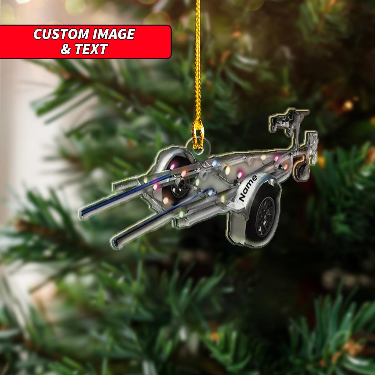 Personalized Water Craft Boat Ski Christmas Ornament, Jet Ski Christmas Ornament, Custom Name Acrylic Ornament, Jet Ski Hobby ORNO5