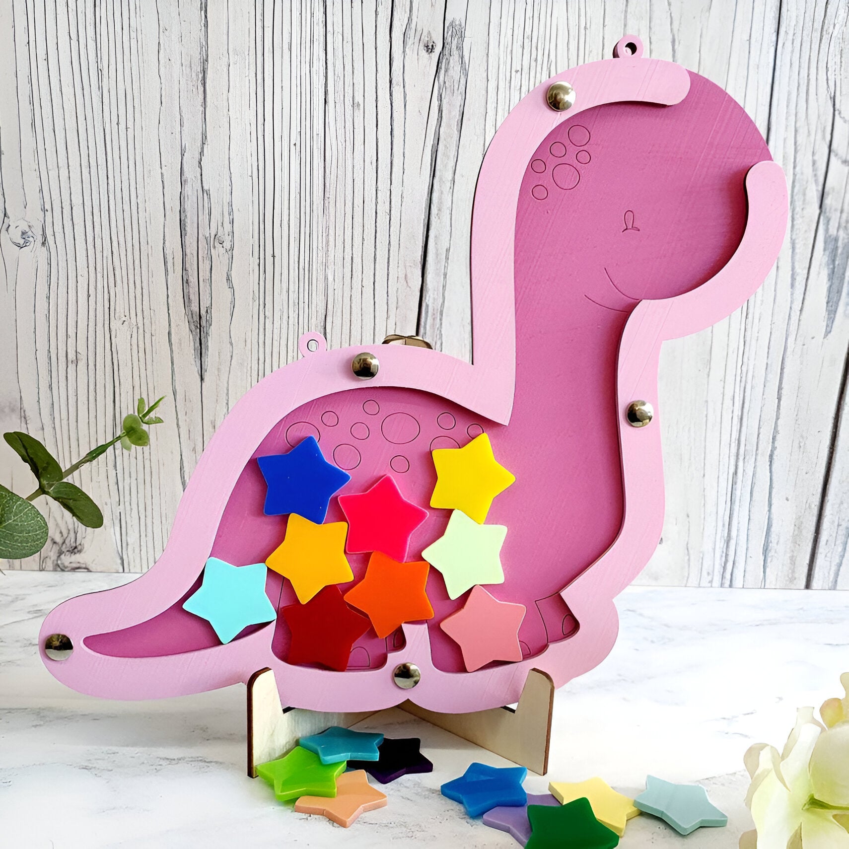 Pink Dinosaur Reward Jar rejar