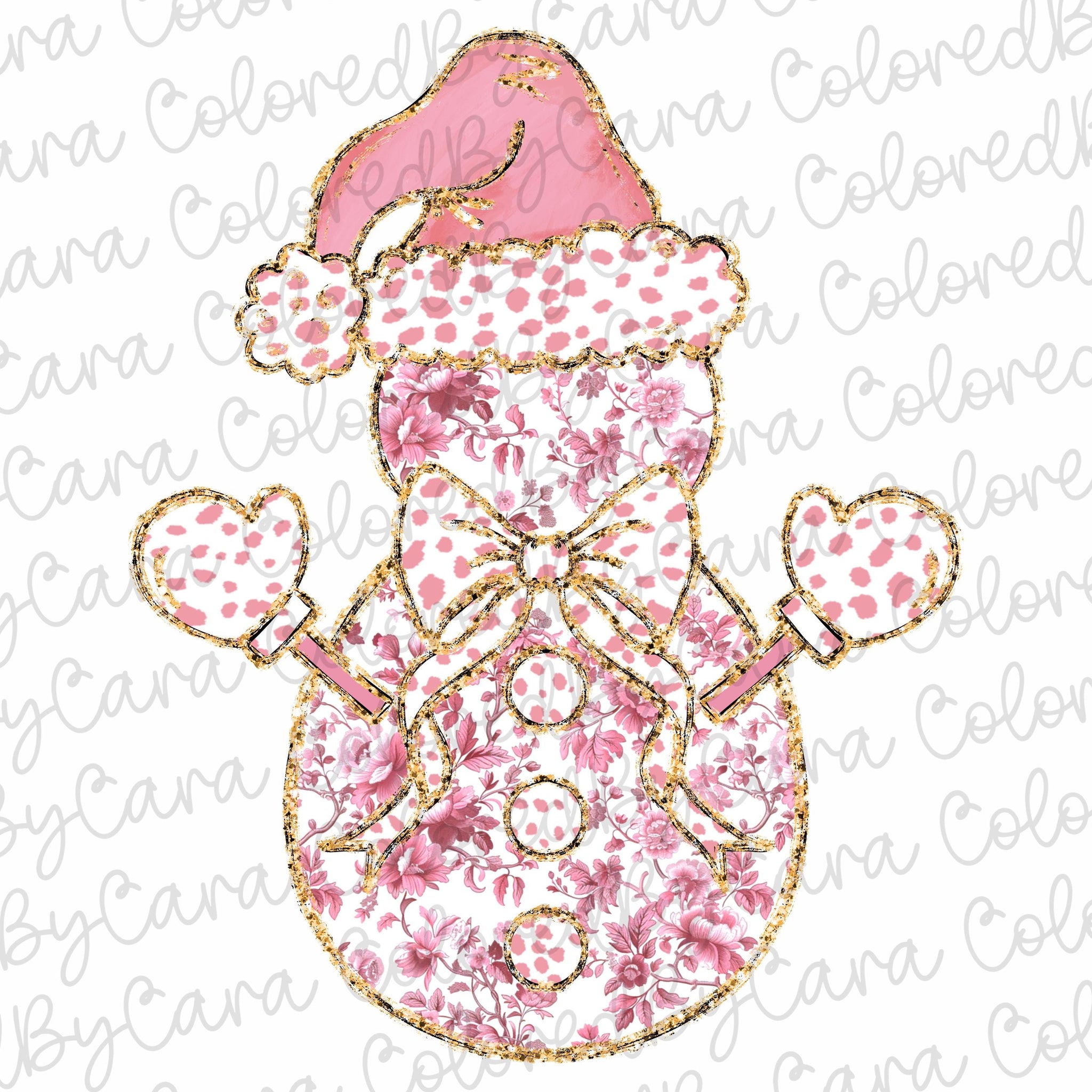 Pink grand millennial Coquette glitter Snowman png girls Christmas design dtf Christmas girls winter png design bow acrylic brushstroke SCU