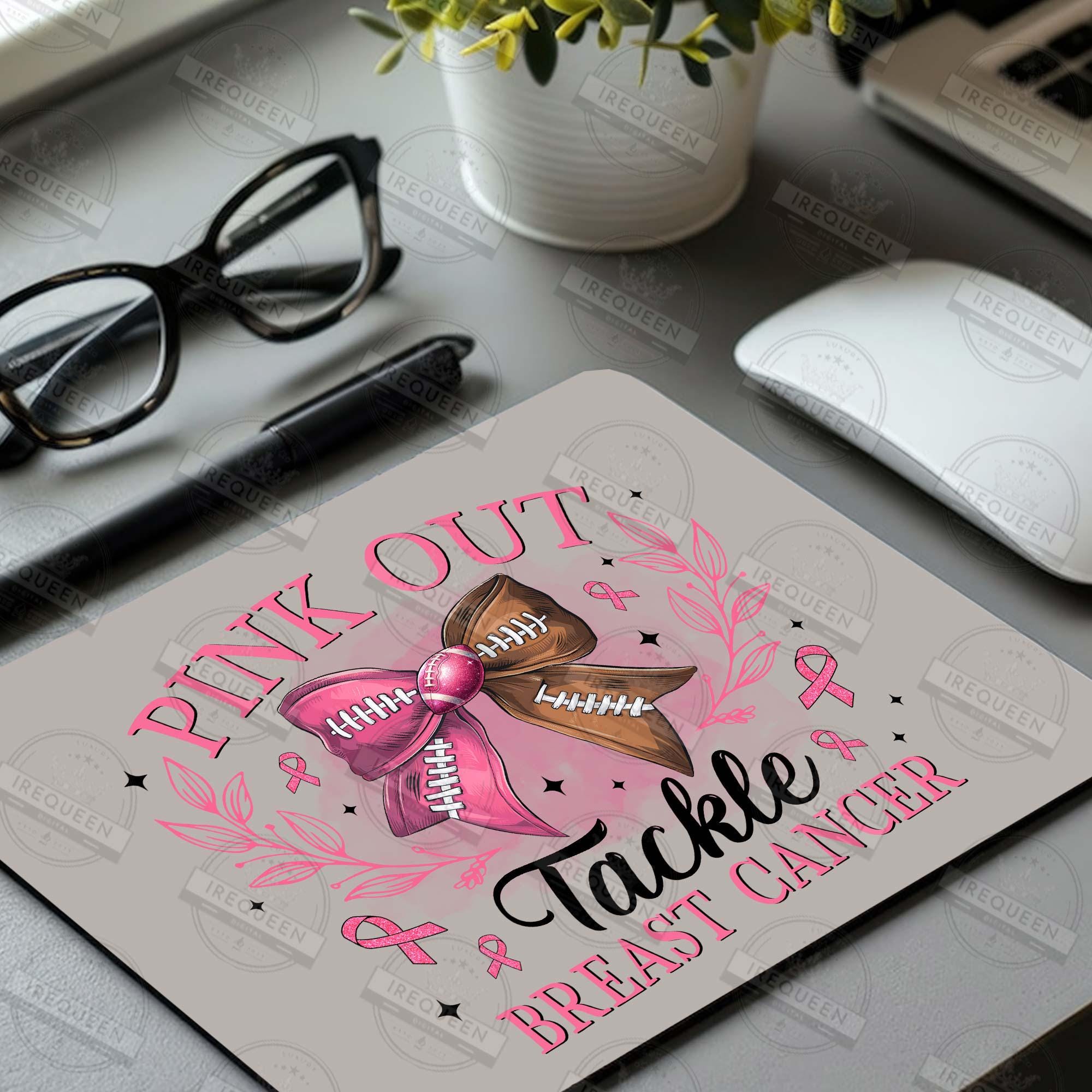 Pink Out Png, Breast Cancer Png, Coquette Football Pink Out, Pink ribbon, Football Mom , Fight Cancer Png, Breast Cancer Png, Digital File SCU