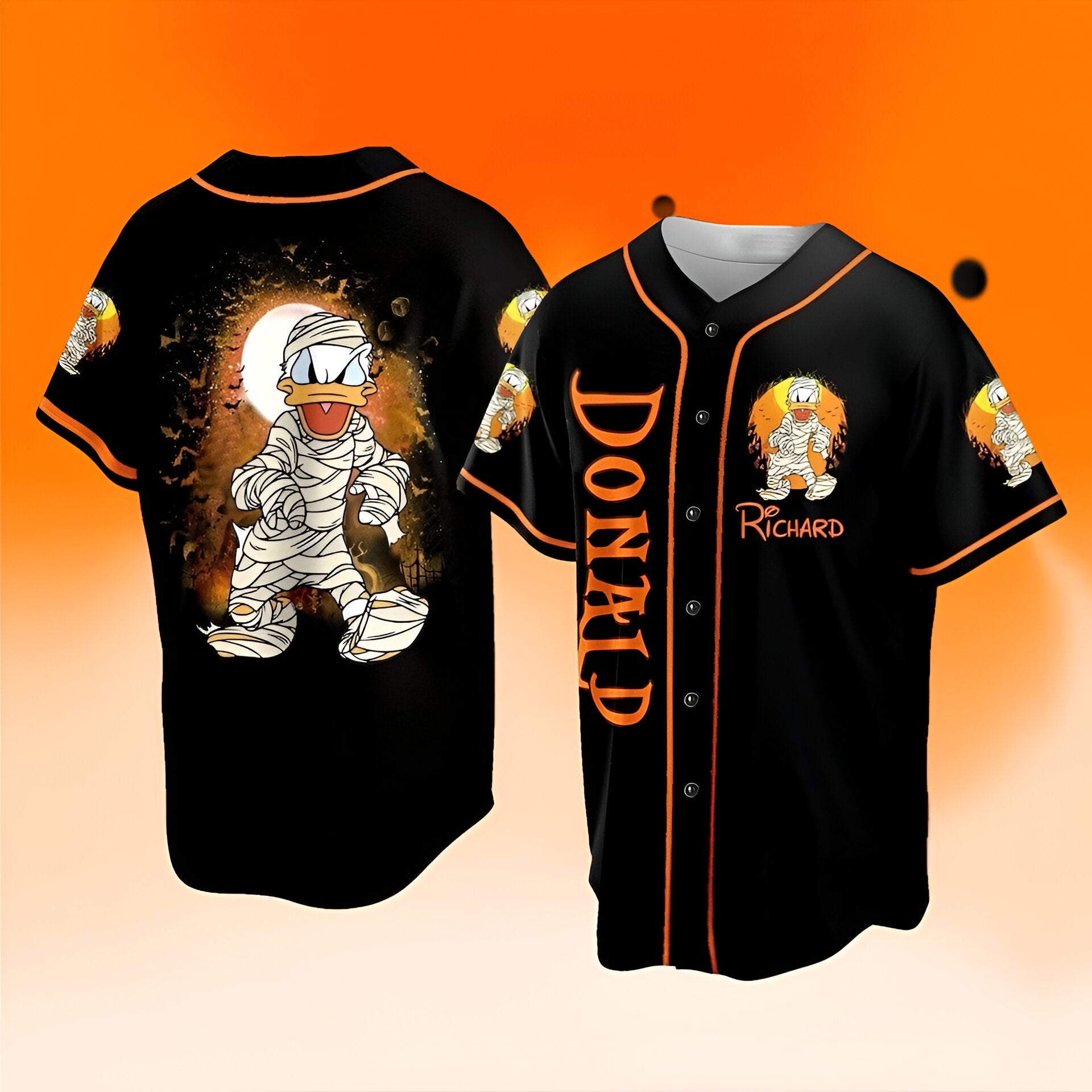 Halloween Baseball Shirt, Disney Halloween Jersey  DHJ2207 09