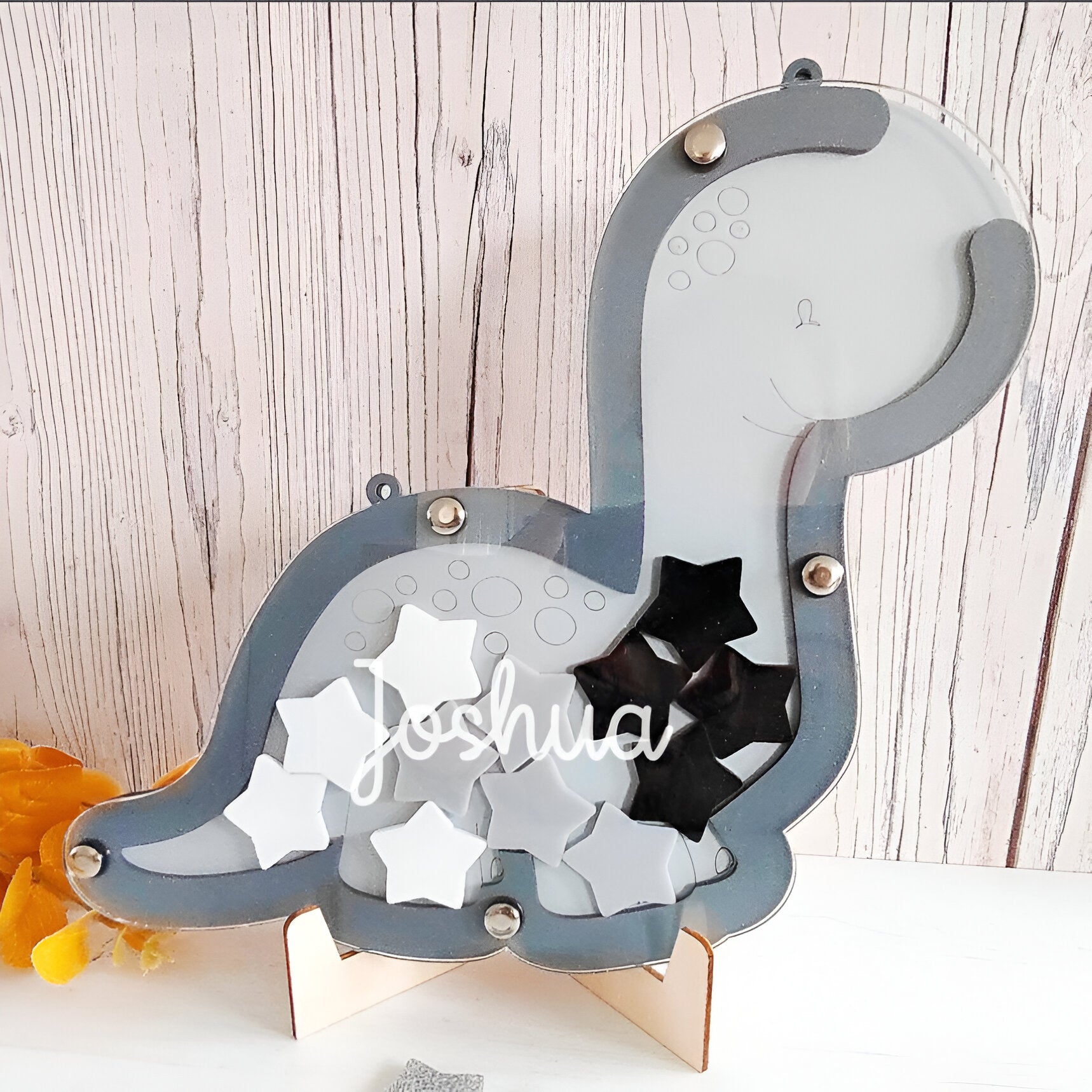 Grey Dinosaur Reward Jar rejar