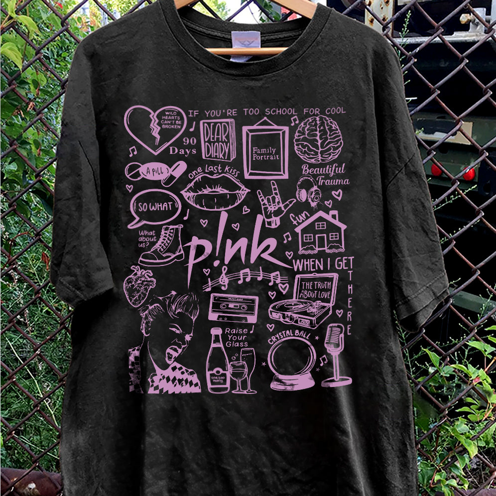 P!nk Shirt, Music Tour 2024 Shirt, Pink concert shirt V3, Pink Fan Concert Shirt, Singer Shirt, Music Lovers Shirt, Trendy Shirt