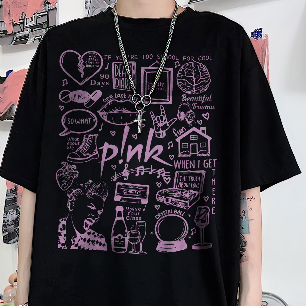 P!nk Shirt, Music Tour 2024 Shirt, Pink concert shirt V3, Pink Fan Concert Shirt, Singer Shirt, Music Lovers Shirt, Trendy Shirt