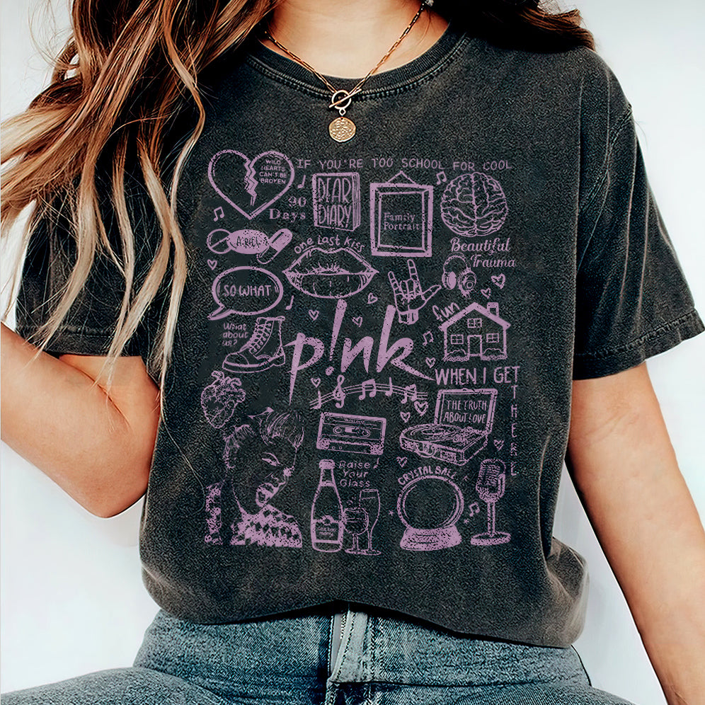 P!nk Shirt, Music Tour 2024 Shirt, Pink concert shirt V3, Pink Fan Concert Shirt, Singer Shirt, Music Lovers Shirt, Trendy Shirt