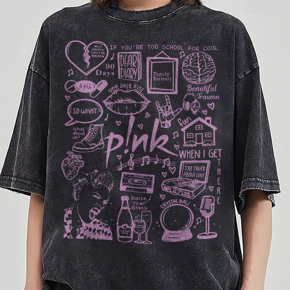 P!nk Shirt, Music Tour 2024 Shirt, Pink concert shirt V3, Pink Fan Concert Shirt, Singer Shirt, Music Lovers Shirt, Trendy Shirt