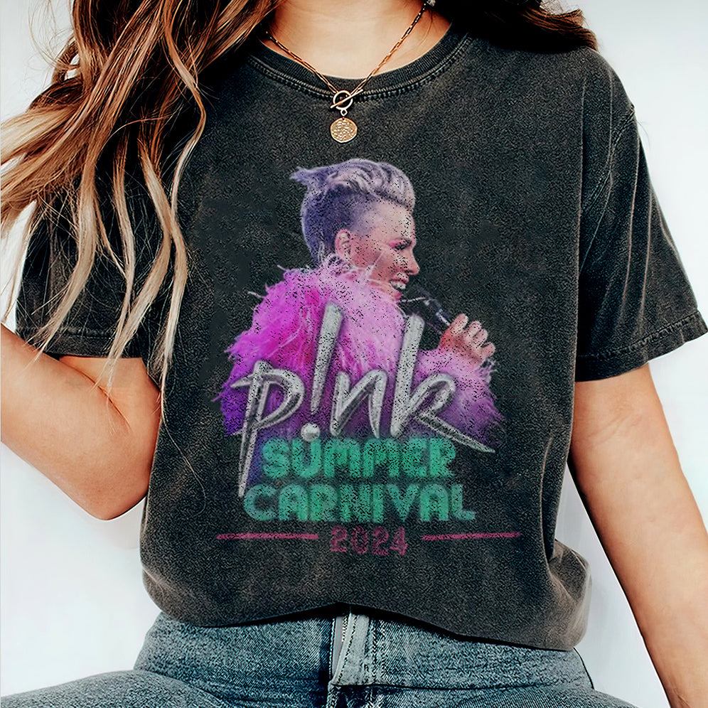 P!nk Shirt, Music Tour 2024 Shirt, Pink concert shirt V4, Pink Fan Concert Shirt, Singer Shirt, Music Lovers Shirt, Trendy Shirt