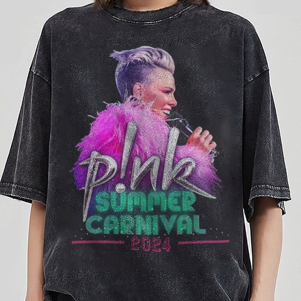 P!nk Shirt, Music Tour 2024 Shirt, Pink concert shirt V4, Pink Fan Concert Shirt, Singer Shirt, Music Lovers Shirt, Trendy Shirt